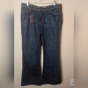 Steve & Barry's Dark Indigo Wide Leg Jeans NWT